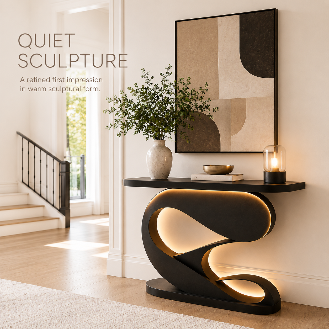 Veyra Soft Curve Console Table - Design 258 - product image 02