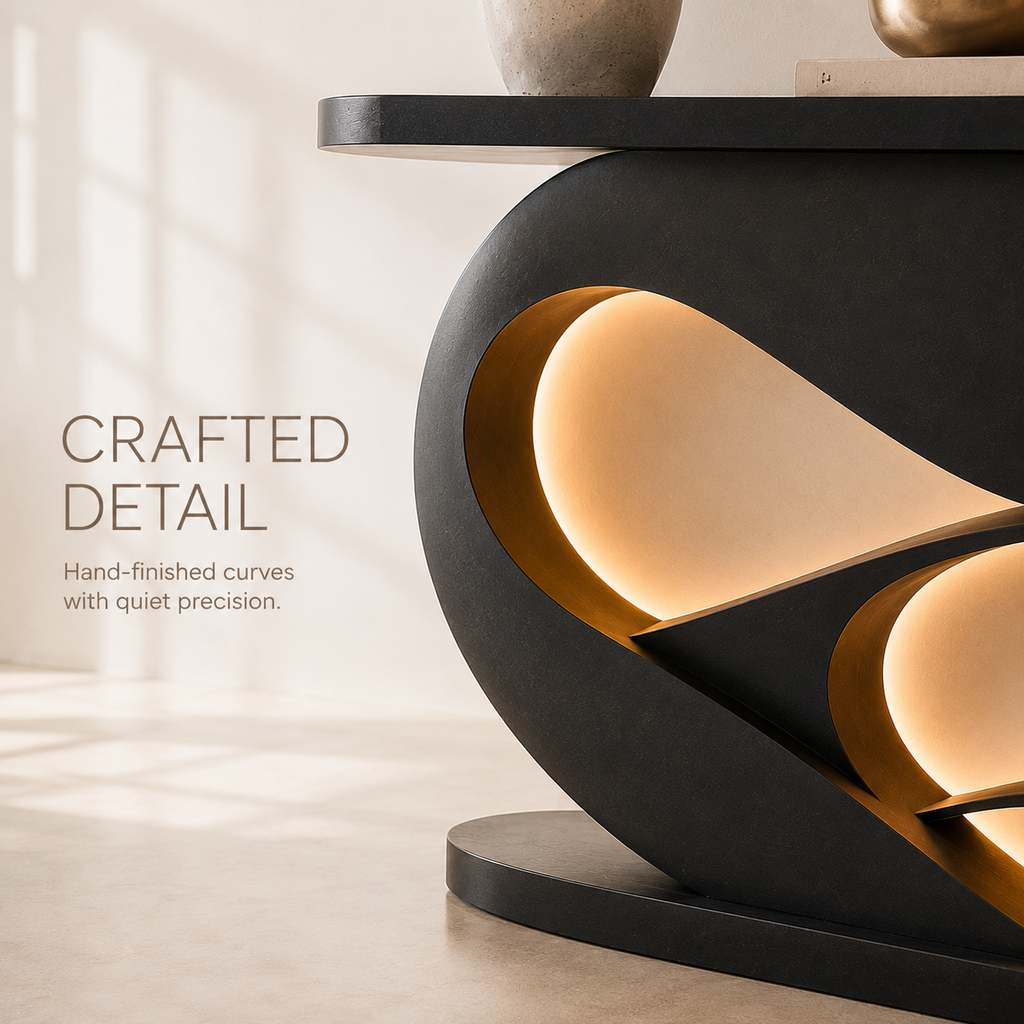 Veyra Soft Curve Console Table - Design 258 - product image 06