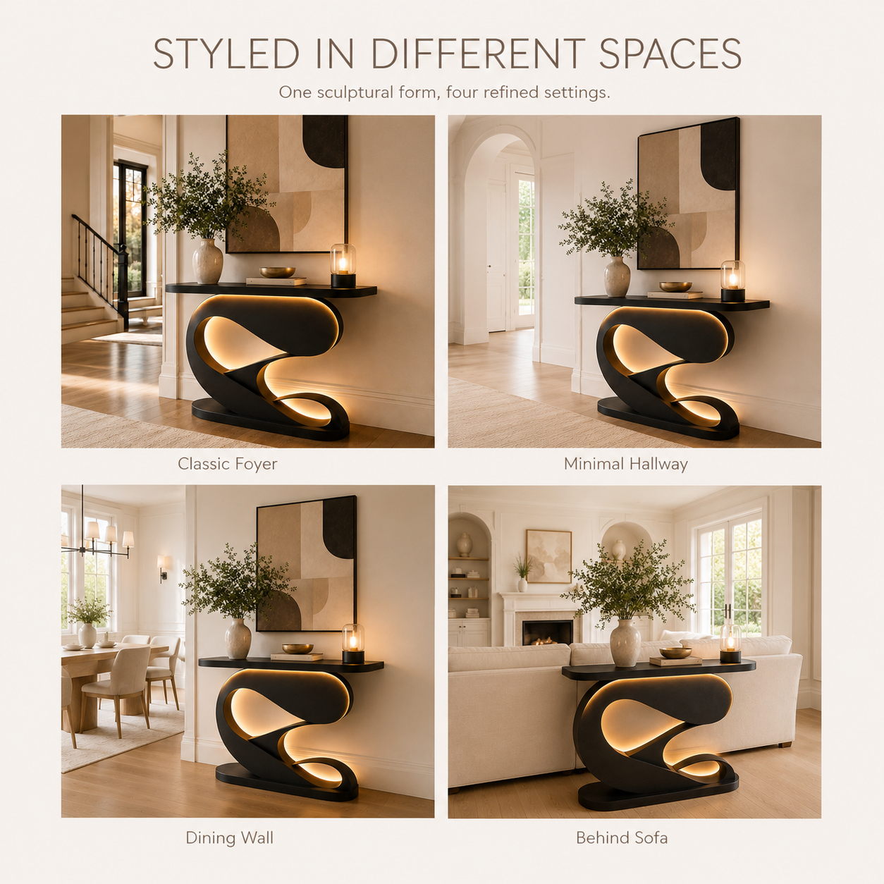 Veyra Soft Curve Console Table - Design 258 - product image 10