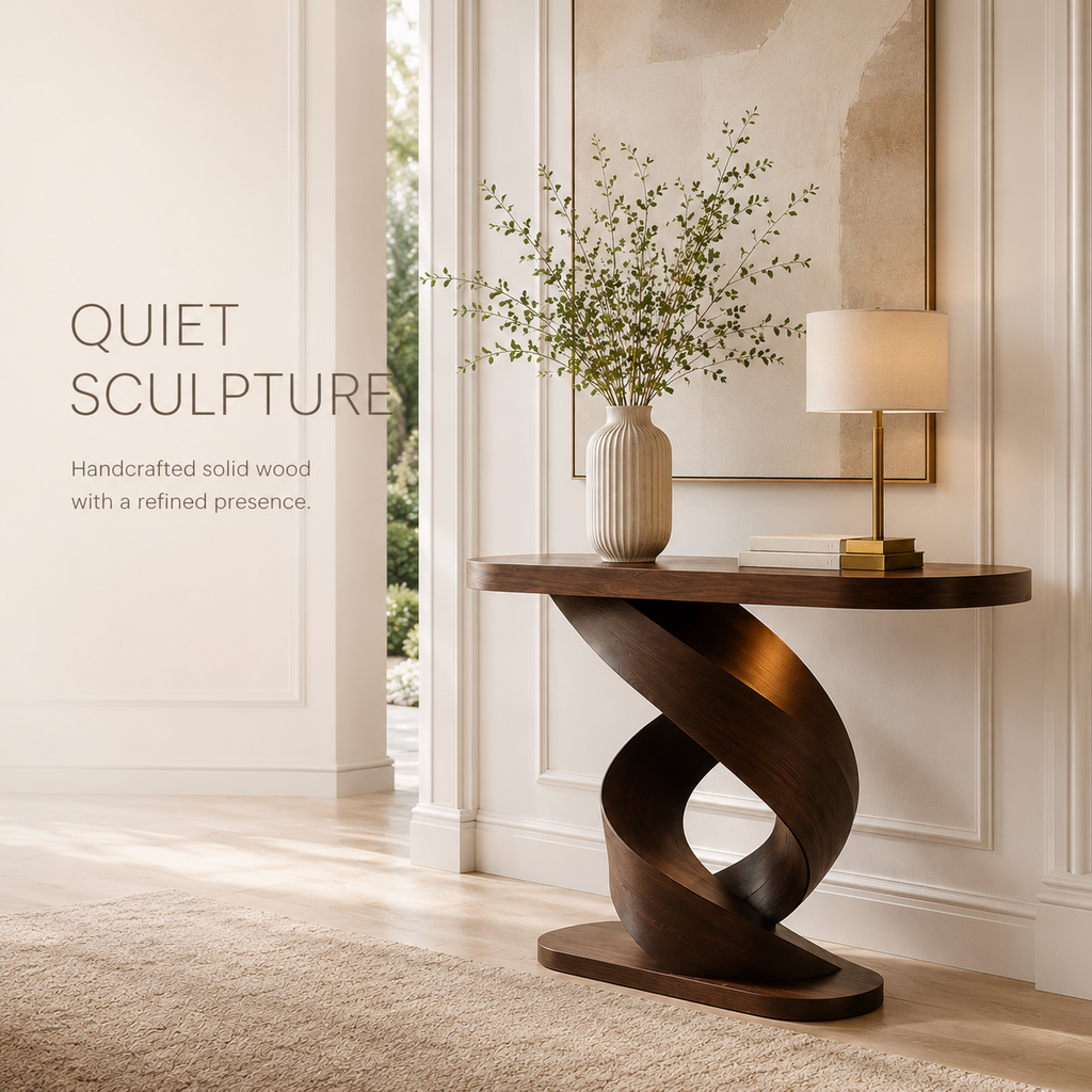 Liora Warm Walnut Console Table - Design 260 - product image 02