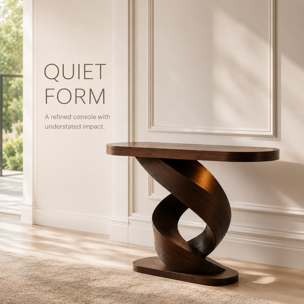 Liora Warm Walnut Console Table - Design 260 - product image 03