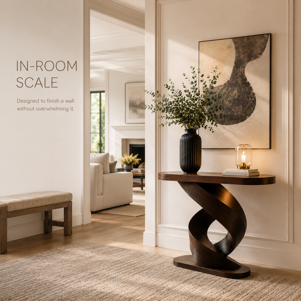Liora Warm Walnut Console Table - Design 260 - product image 04