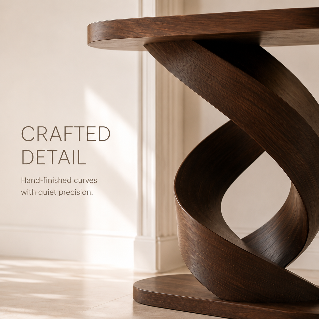 Liora Warm Walnut Console Table - Design 260 - product image 06