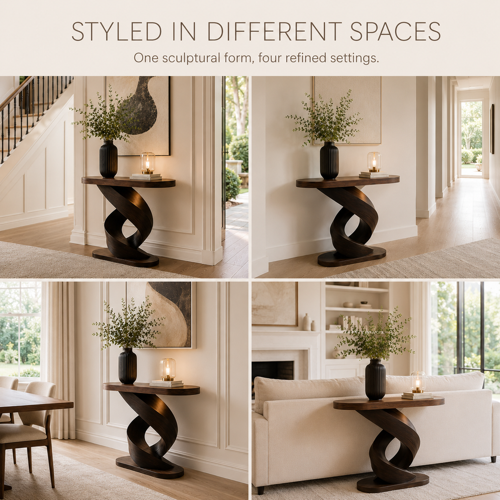 Liora Warm Walnut Console Table - Design 260 - product image 10