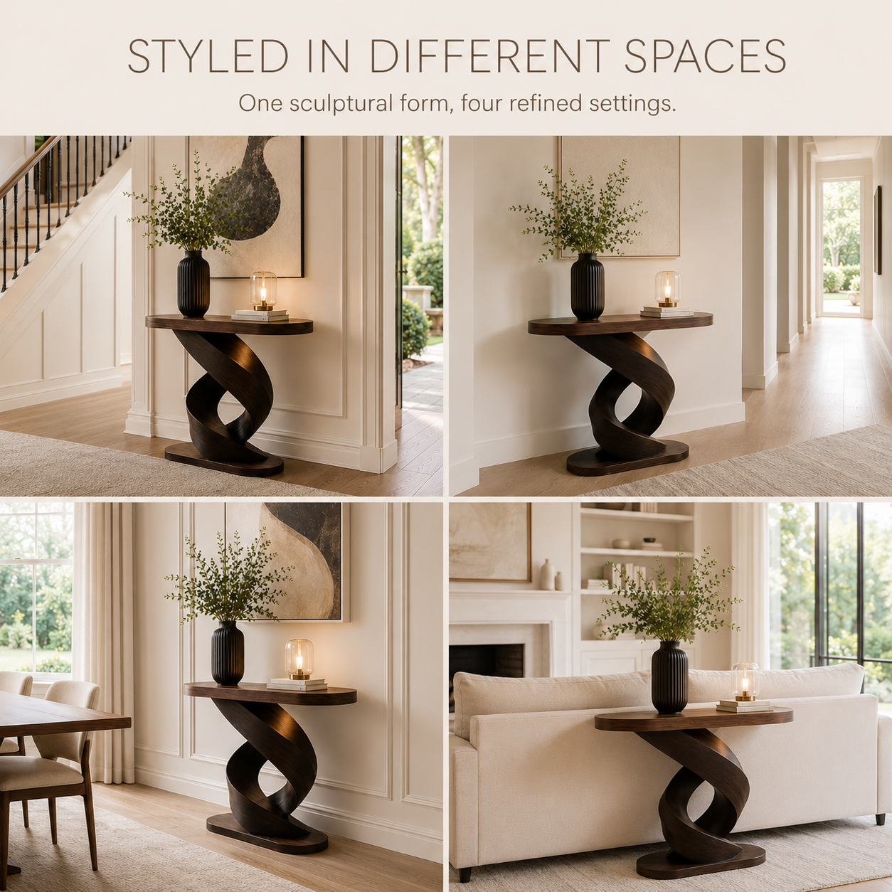 Liora Warm Walnut Console Table - Design 260 - product image 10