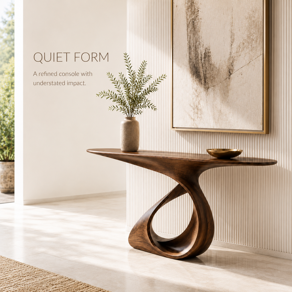 Brielle Sculpted Hall Console Table - Design 262 - product image 03