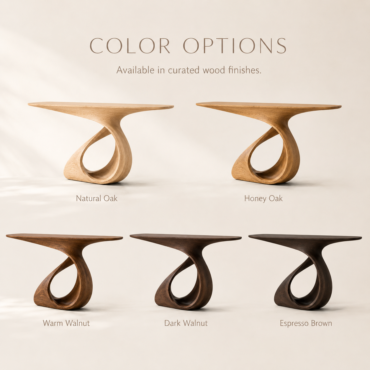 Brielle Sculpted Hall Console Table - Design 262 - product image 11