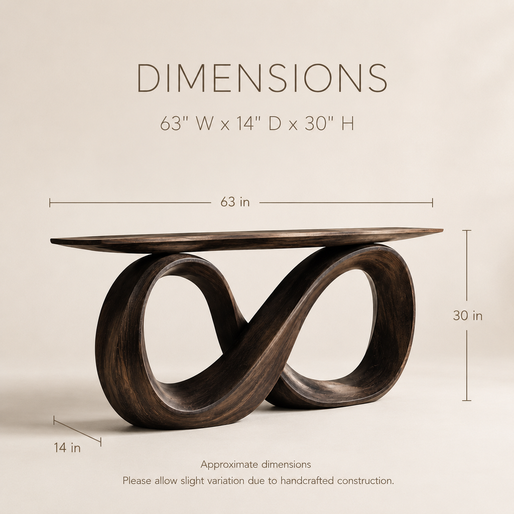 Selene Rounded Foyer Console Table - Design 264 - product image 08
