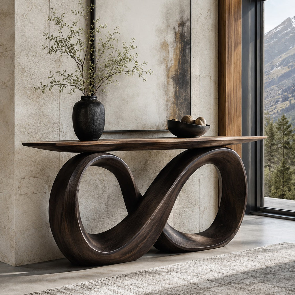 Selene Rounded Foyer Console Table - Design 264 - square cover image