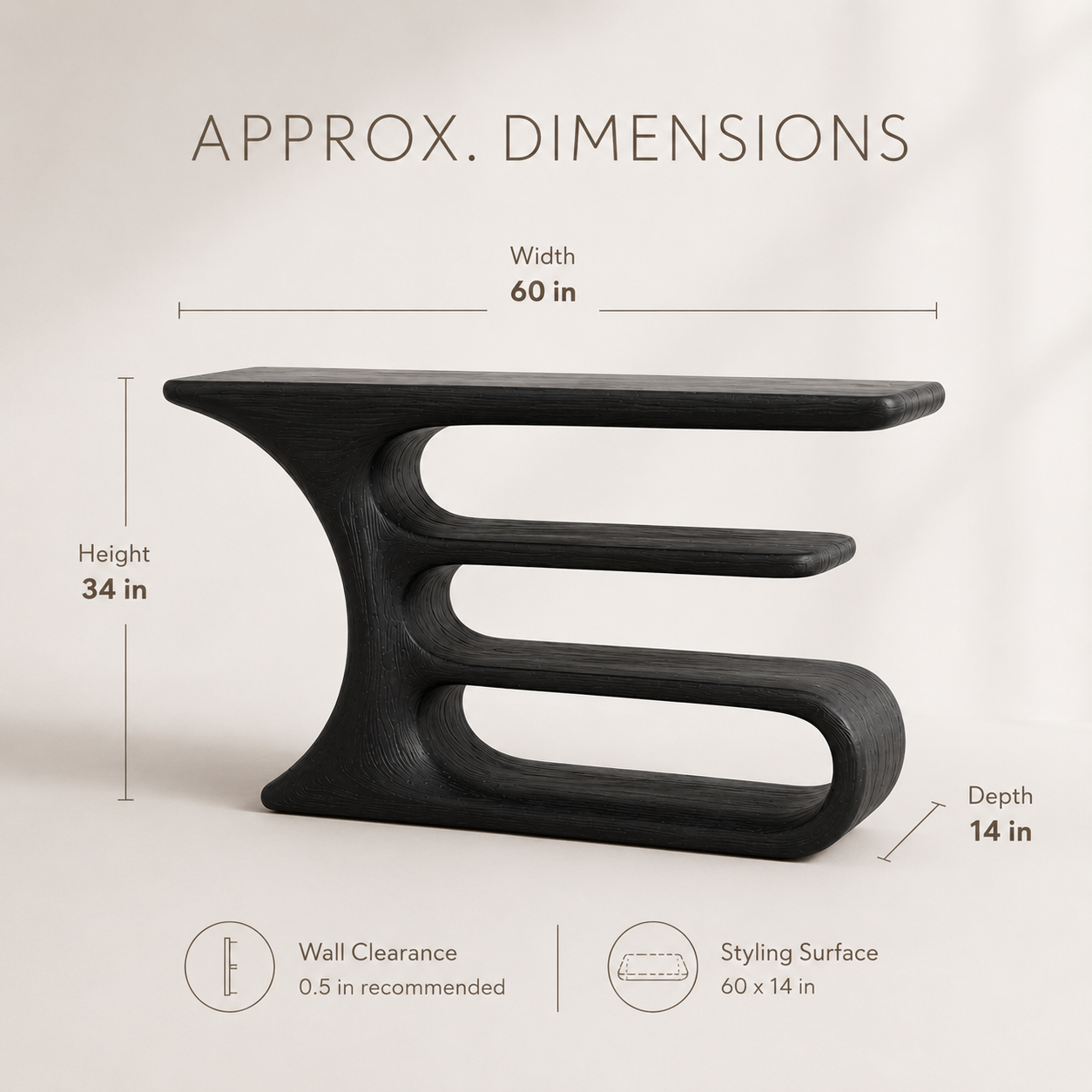 Mira Flow Wood Console Table - Design 266 - product image 08