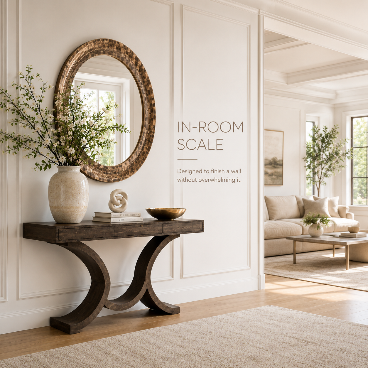 Vale Sculptural Entry Console Table - Design 268 - product image 04
