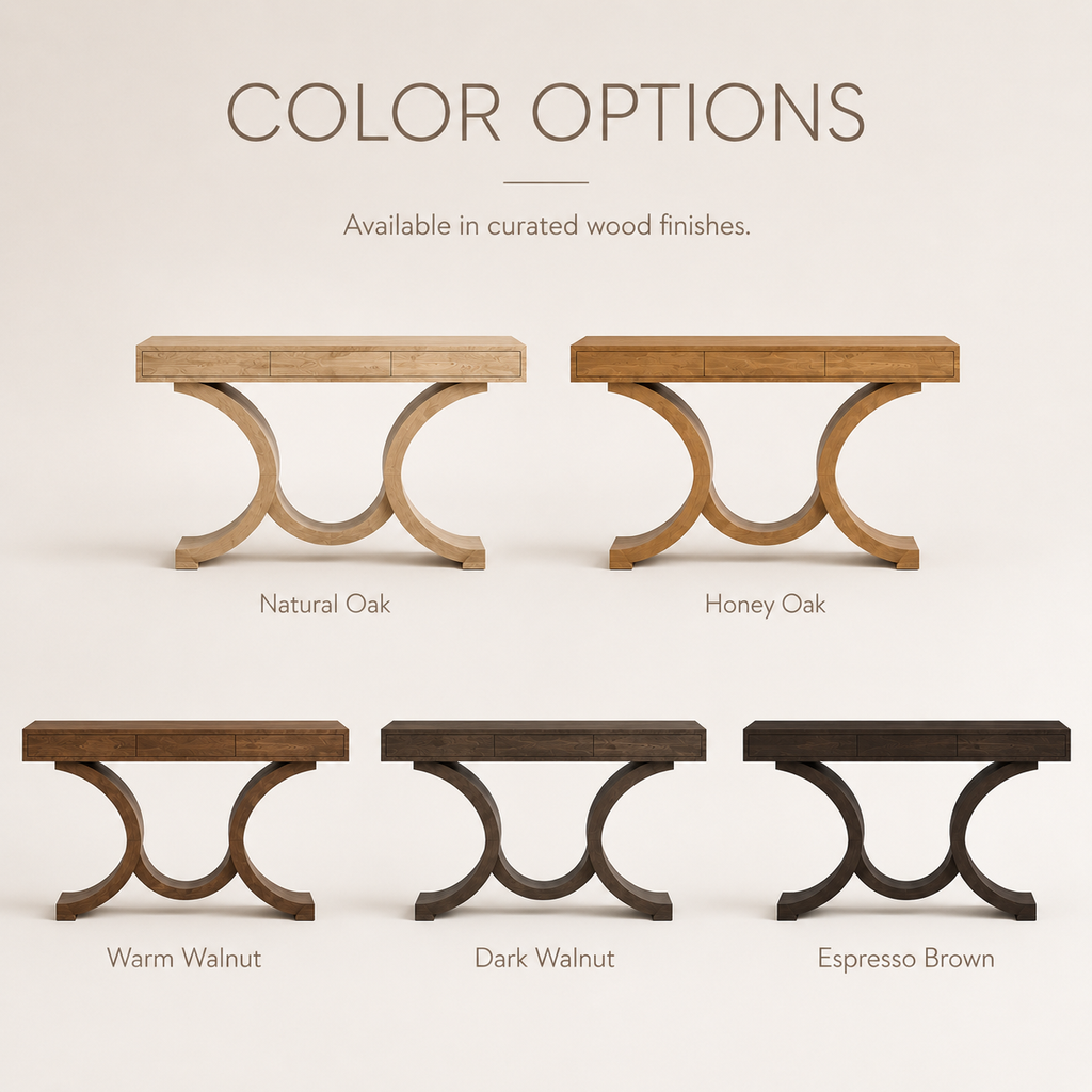 Vale Sculptural Entry Console Table - Design 268 - product image 09