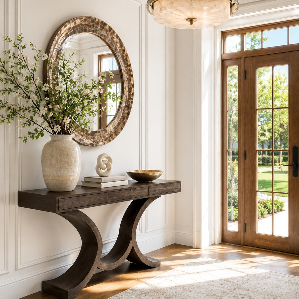 Vale Sculptural Entry Console Table - Design 268 - square cover image