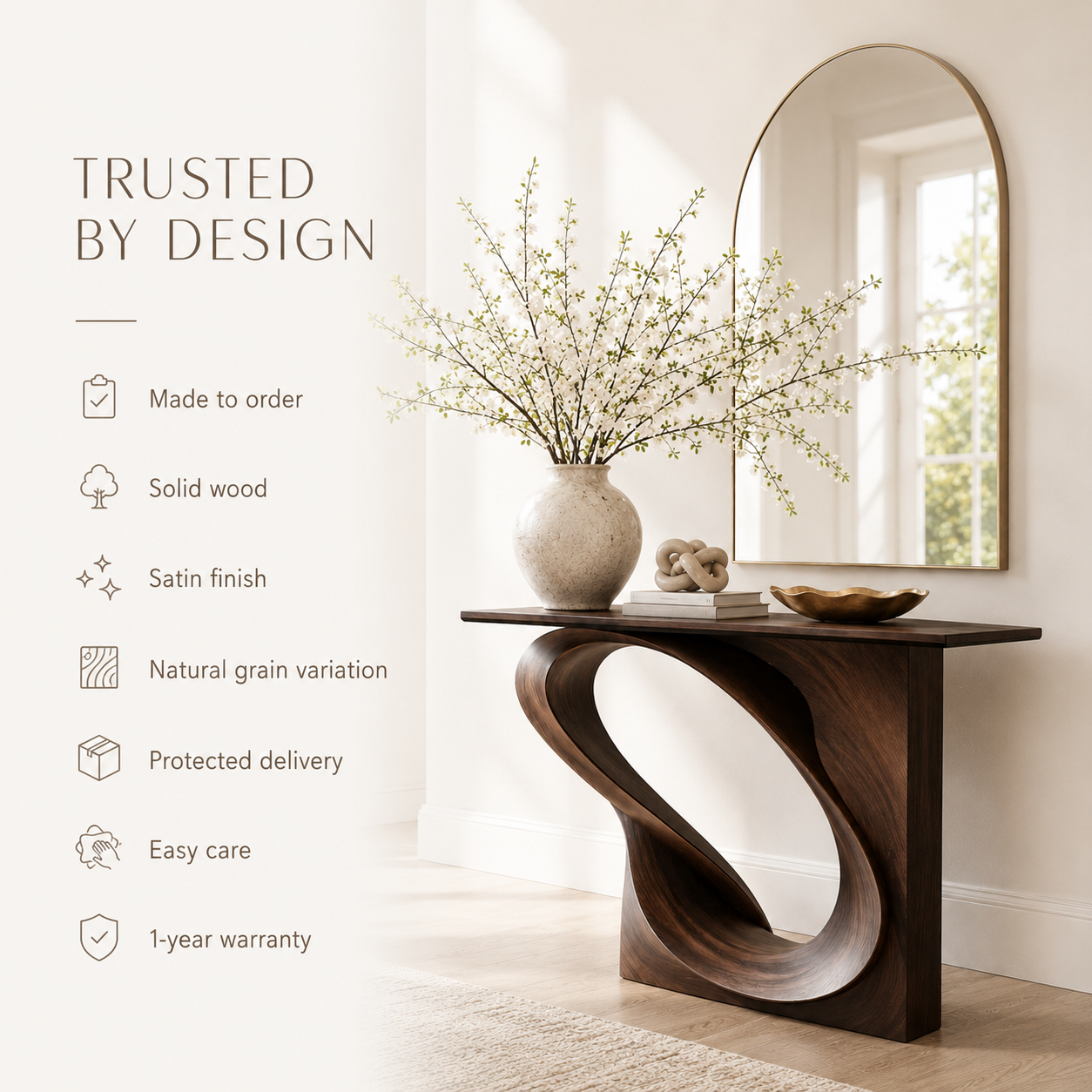 Isla Gallery Rail Console Table - Design 269 - product image 09