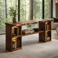 Alden Curved Wood Console Table - Design 271 - main view