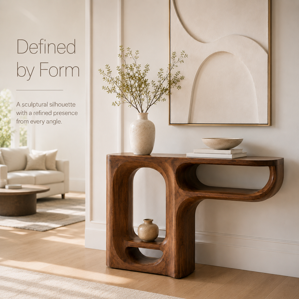 Aurelle Sculptural Console Table - Design 273 - product image 03