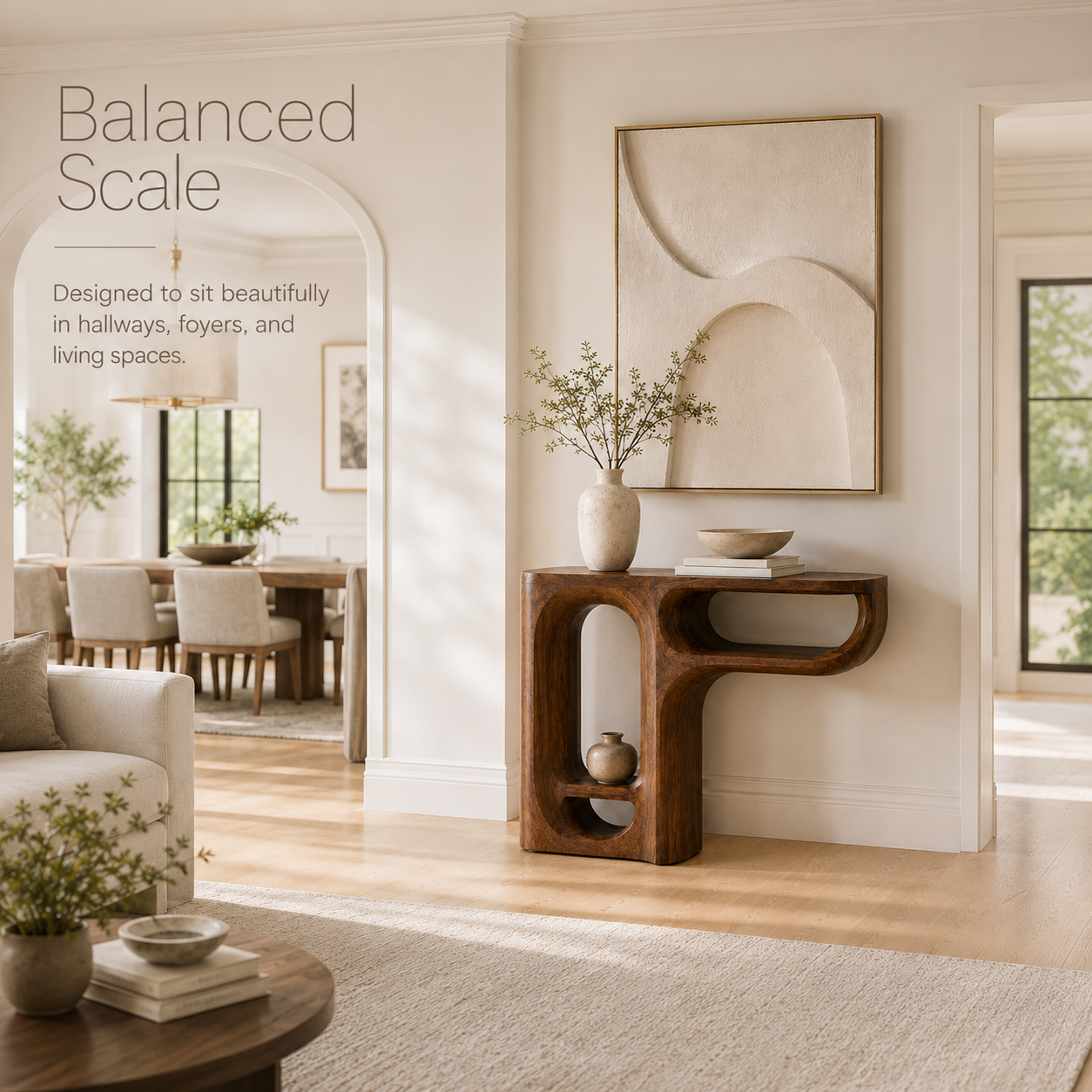 Aurelle Sculptural Console Table - Design 273 - product image 04