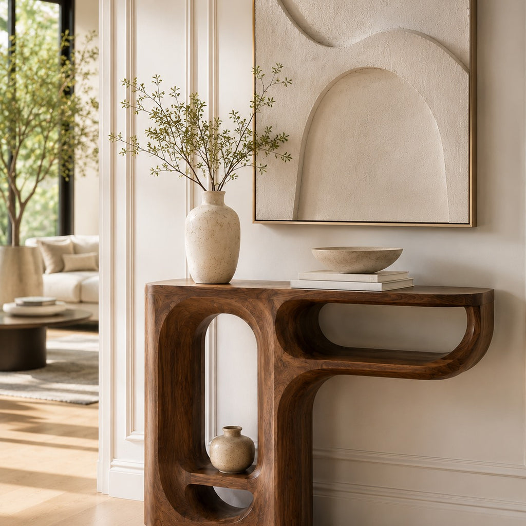 Aurelle Sculptural Console Table - Design 273 - square cover image
