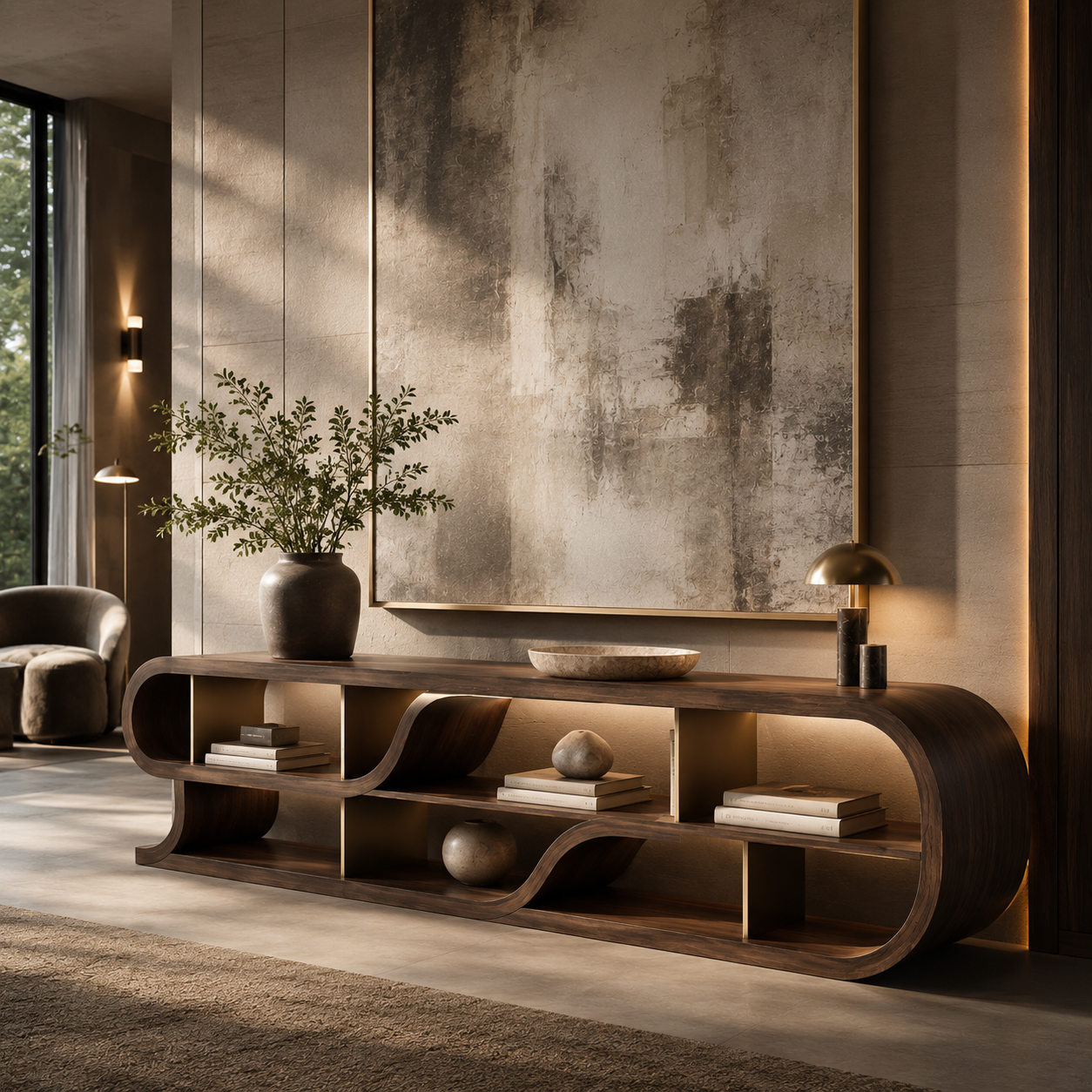 Caldera Organic Hall Console Table - Design 275 - main view