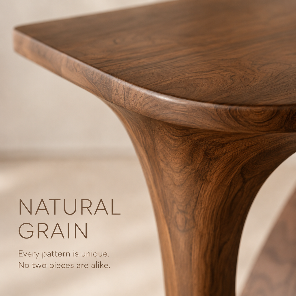 Soren Rounded Wood Console Table - Design 276 - product image 05