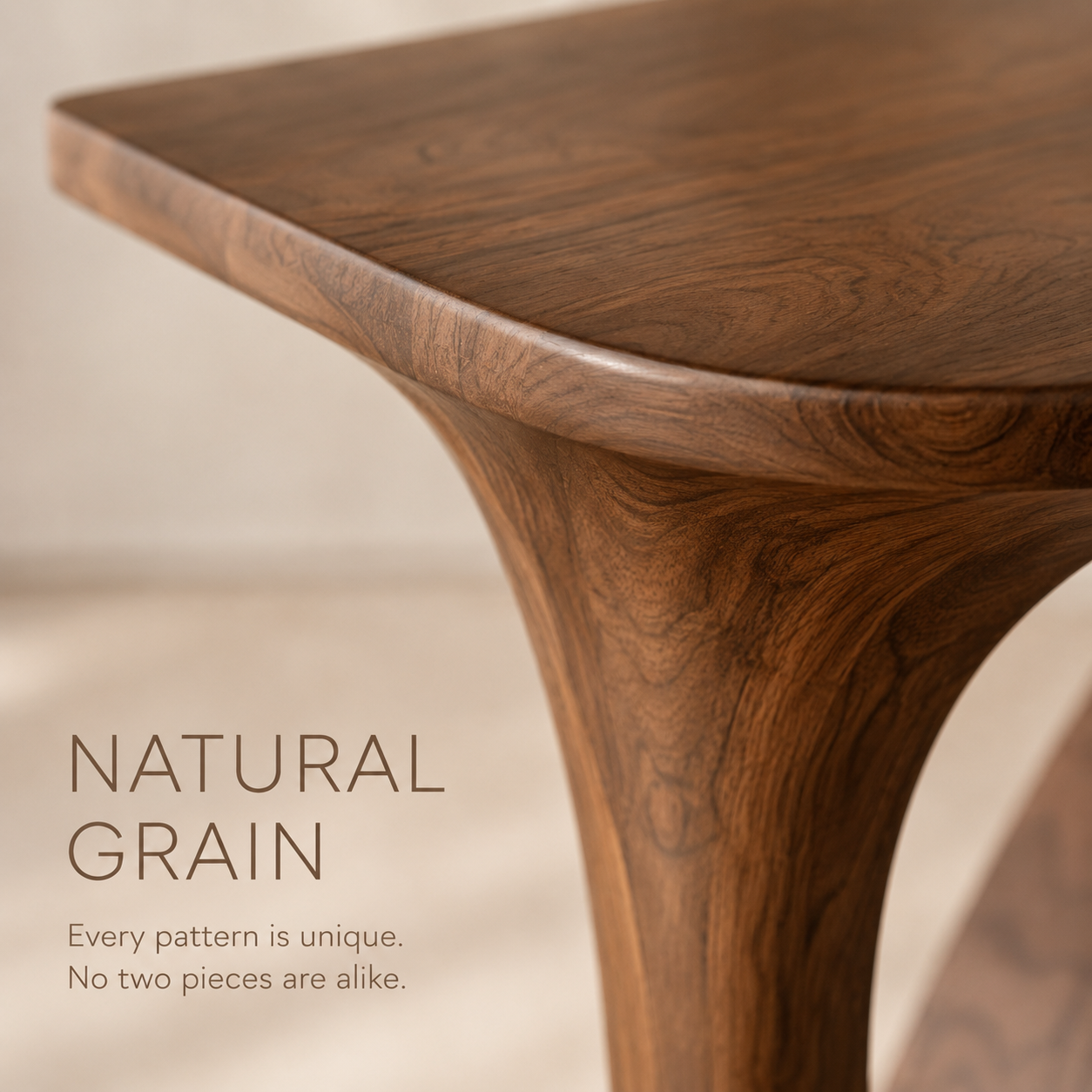 Soren Rounded Wood Console Table - Design 276 - product image 05