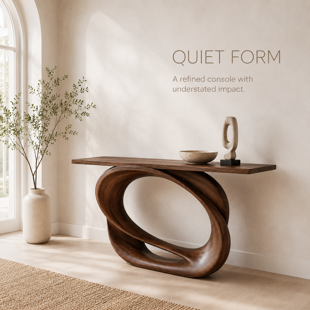 Veyra Soft Curve Console Table - Design 278 - product image 03