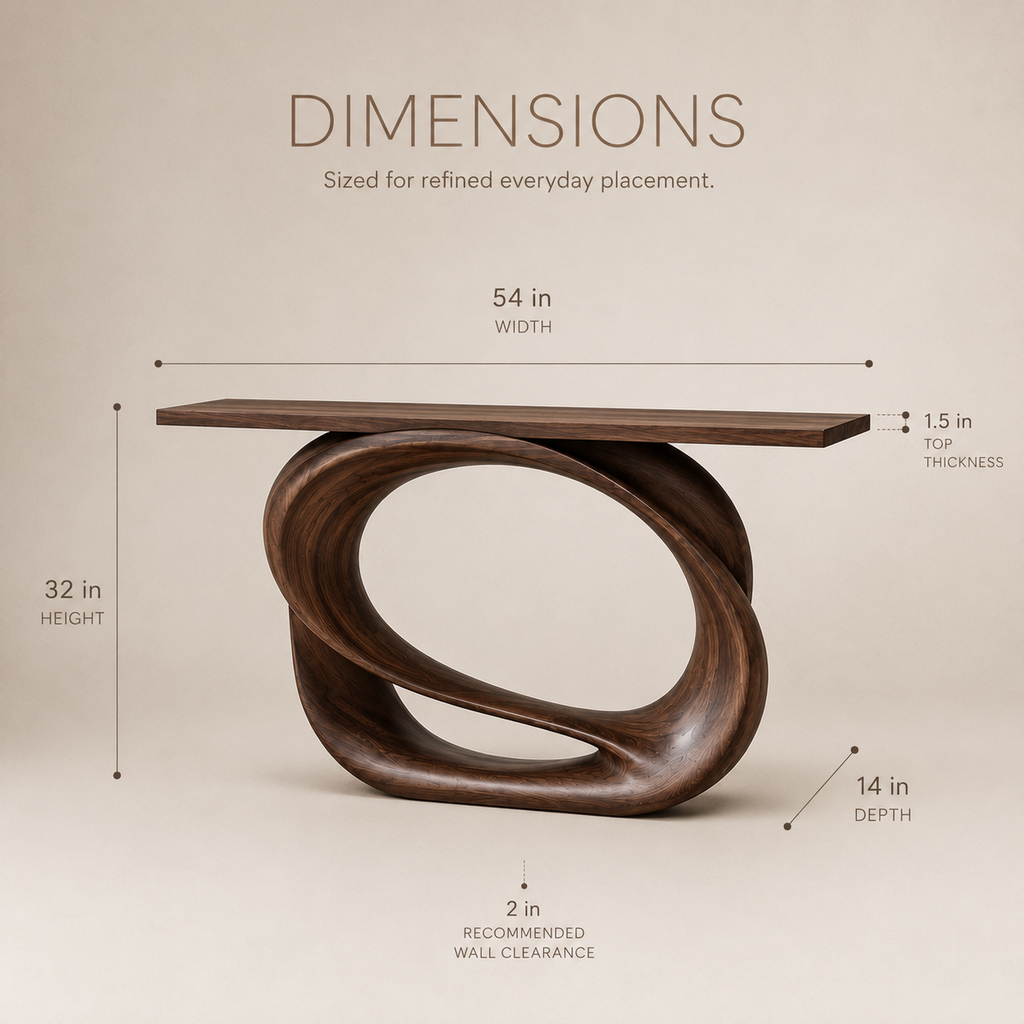 Veyra Soft Curve Console Table - Design 278 - product image 08