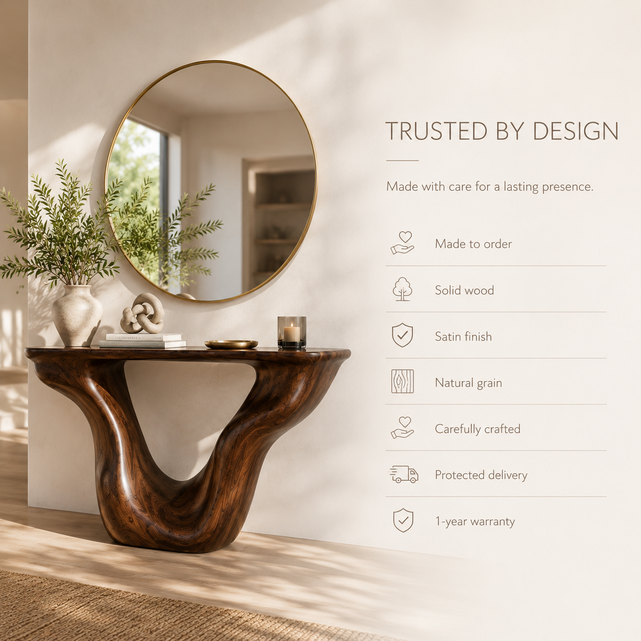 Nolan Arc Entry Console Table - Design 279 - product image 09