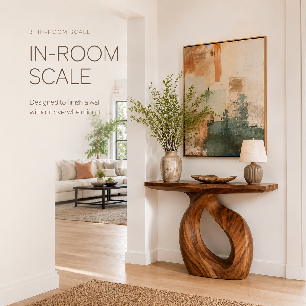 Liora Warm Walnut Console Table - Design 280 - product image 04
