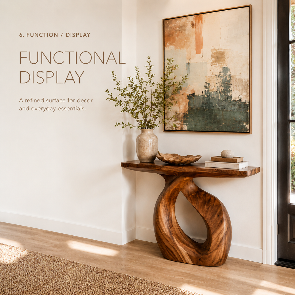 Liora Warm Walnut Console Table - Design 280 - product image 07