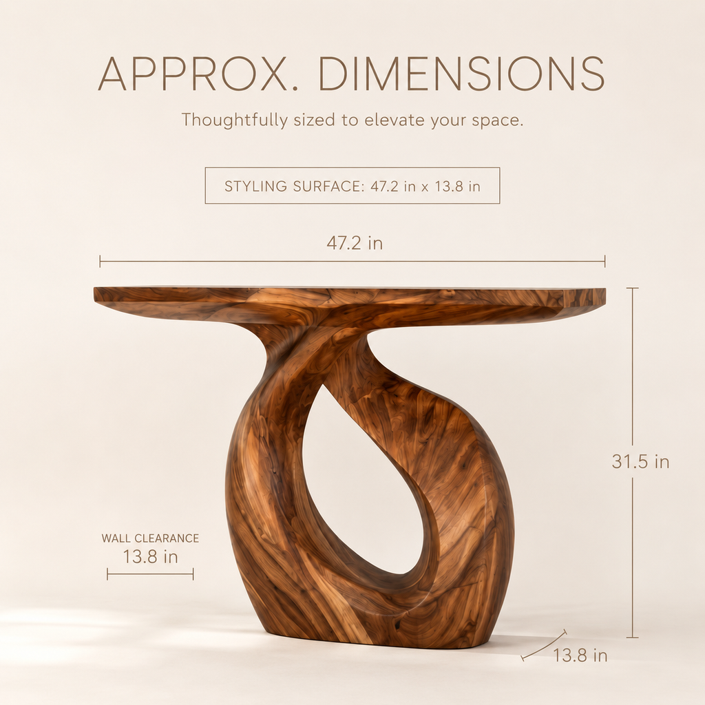 Liora Warm Walnut Console Table - Design 280 - product image 08