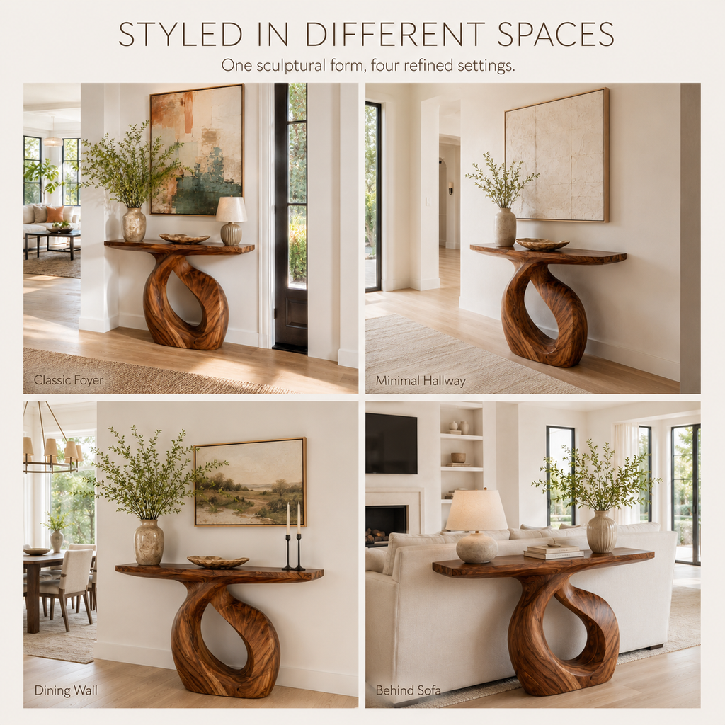 Liora Warm Walnut Console Table - Design 280 - product image 10