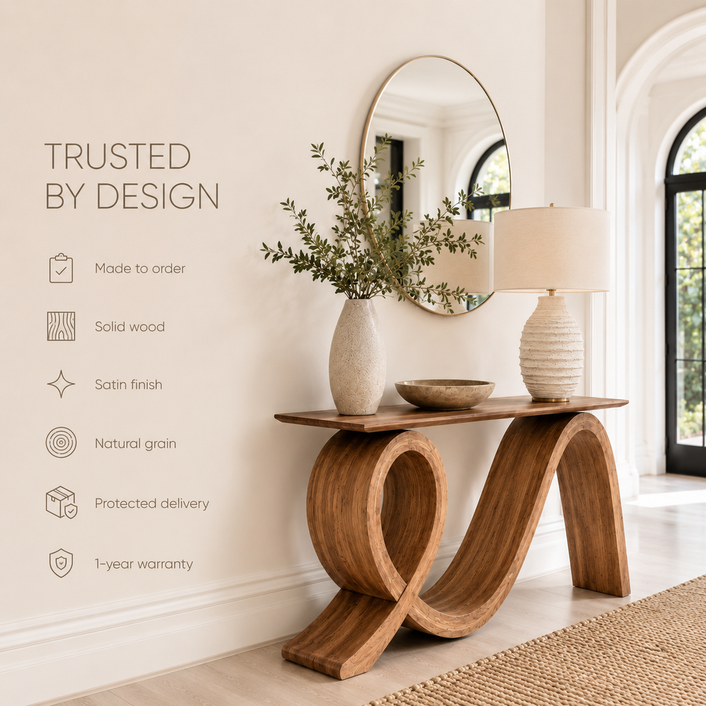 Rowan Hollow Form Console Table - Design 281 - product image 09