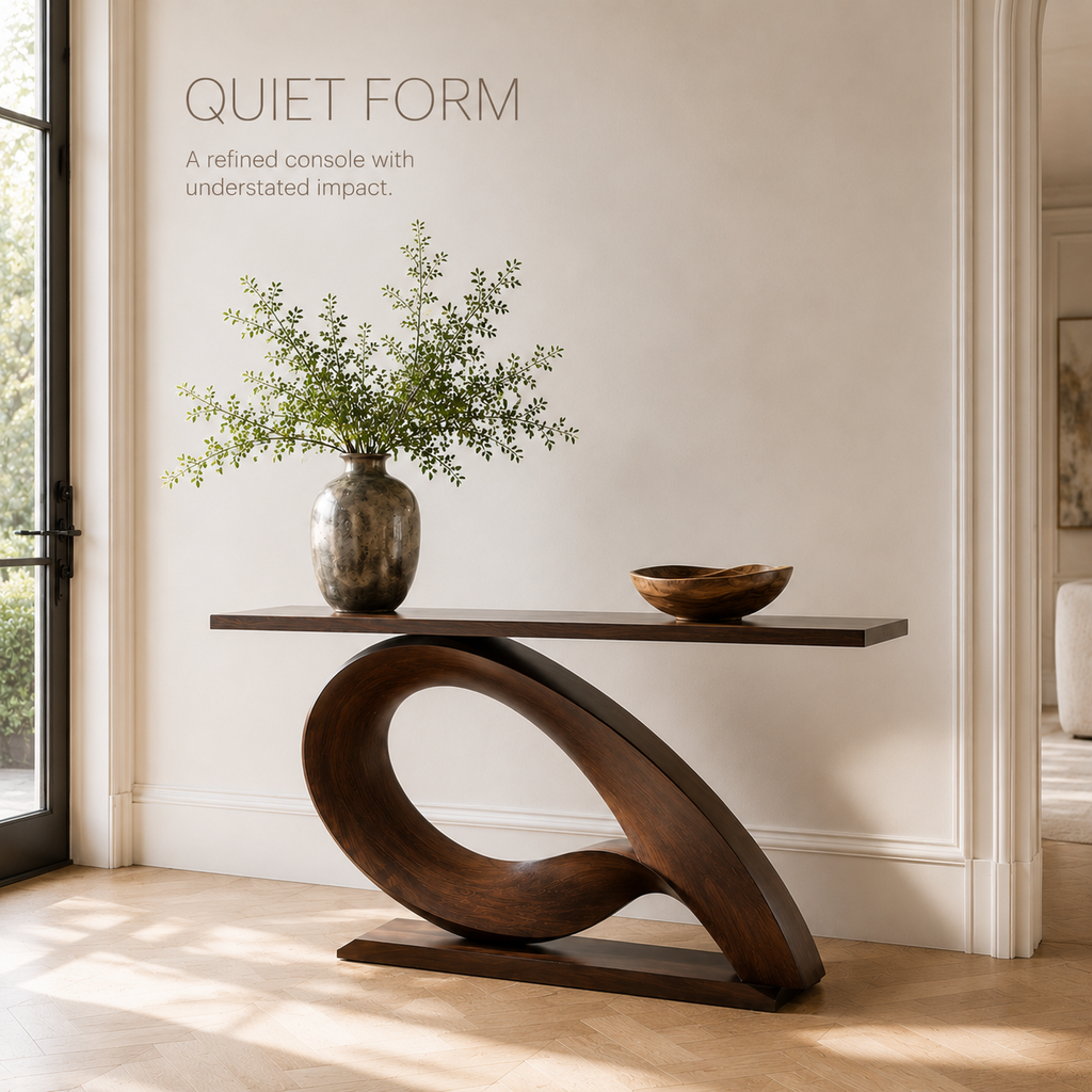 Brielle Sculpted Hall Console Table - Design 282 - product image 03
