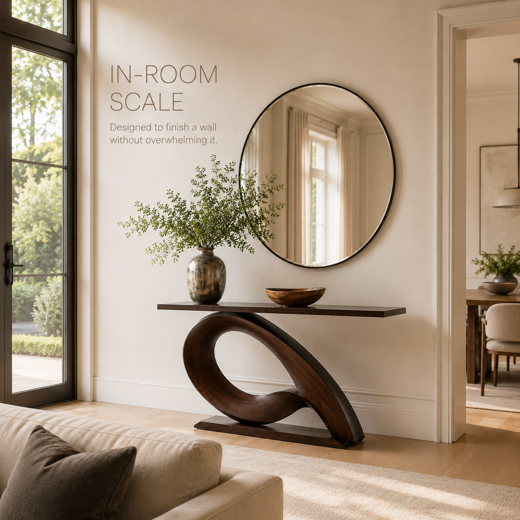 Brielle Sculpted Hall Console Table - Design 282 - product image 04