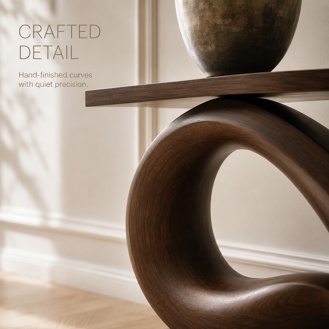 Brielle Sculpted Hall Console Table - Design 282 - product image 06