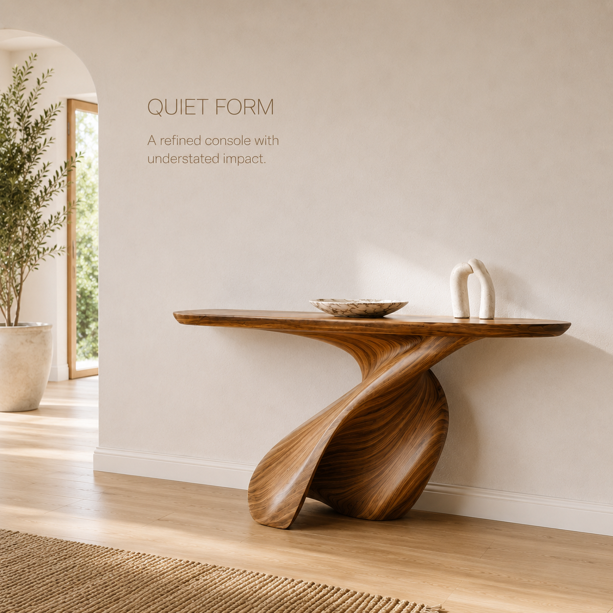 Orin Organic Modern Console Table - Design 283 - product image 03