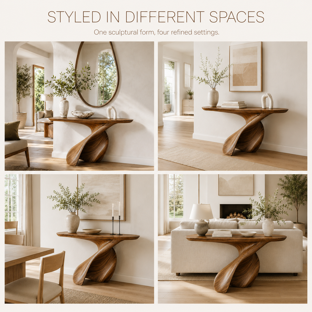 Orin Organic Modern Console Table - Design 283 - product image 11