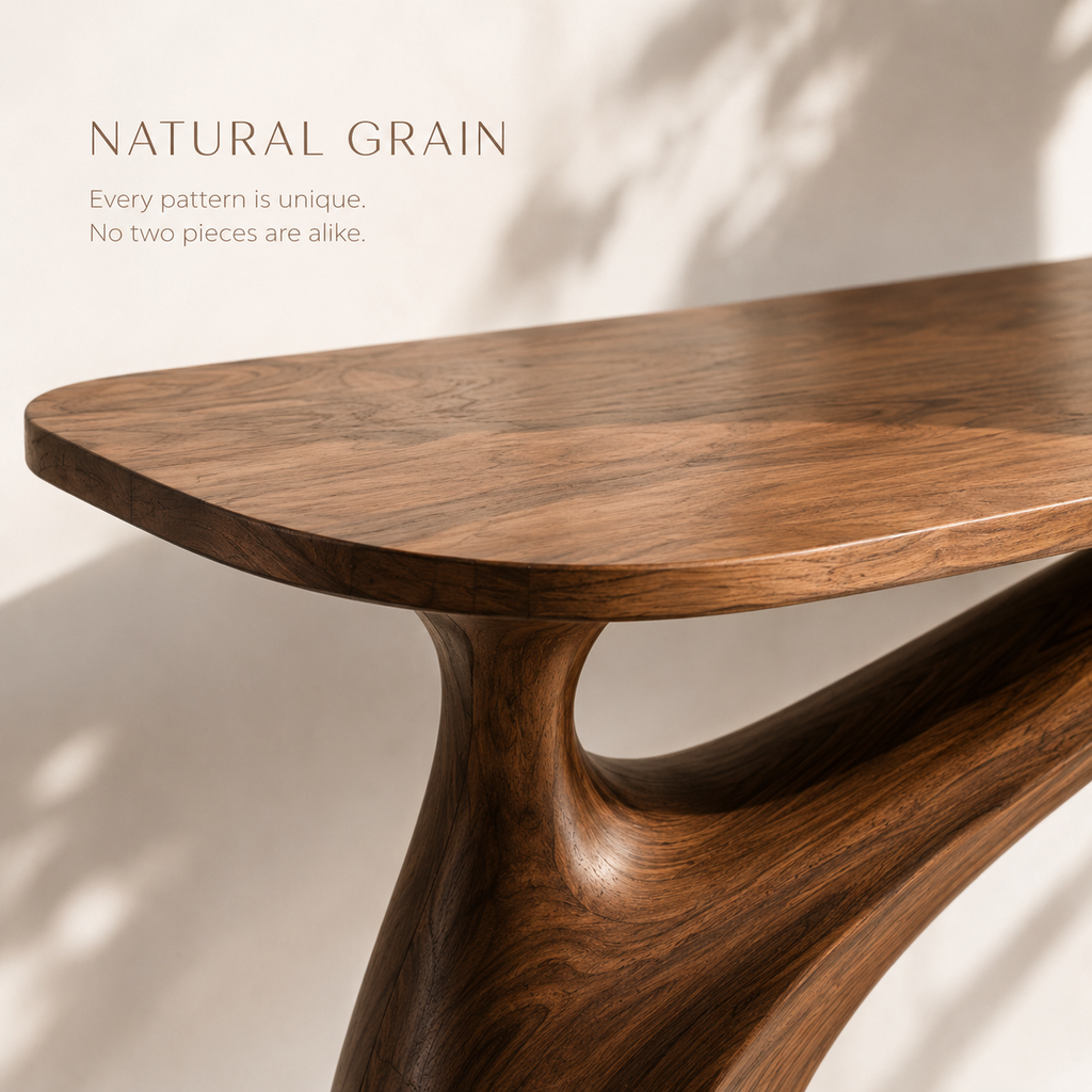 Selene Rounded Foyer Console Table - Design 284 - product image 05