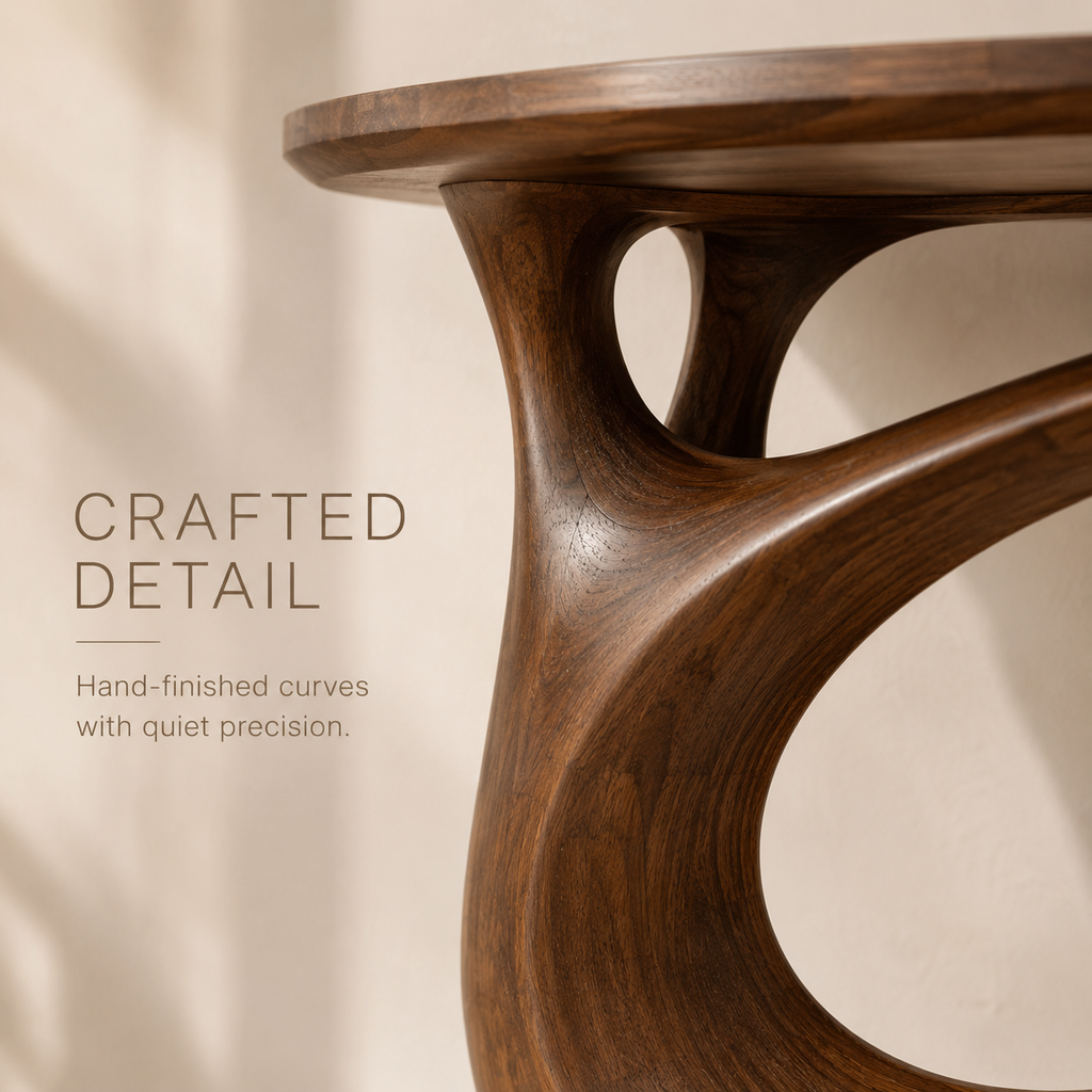 Selene Rounded Foyer Console Table - Design 284 - product image 06