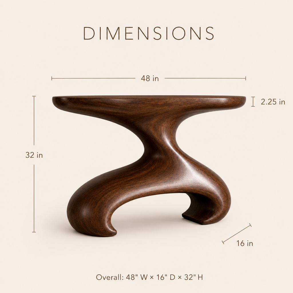 Mira Flow Wood Console Table - Design 286 - product image 08