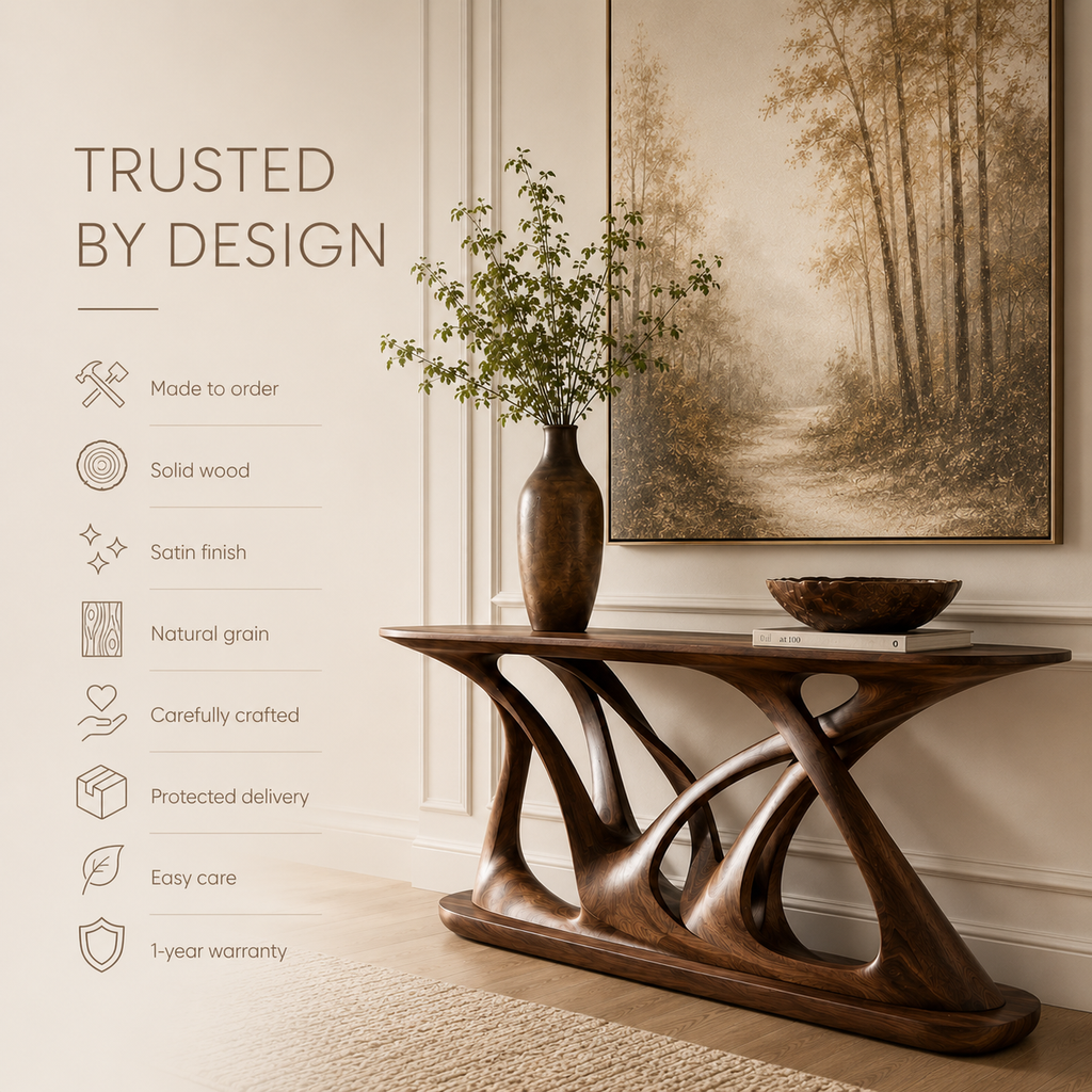 Talia Soft Edge Console Table - Design 287 - product image 08
