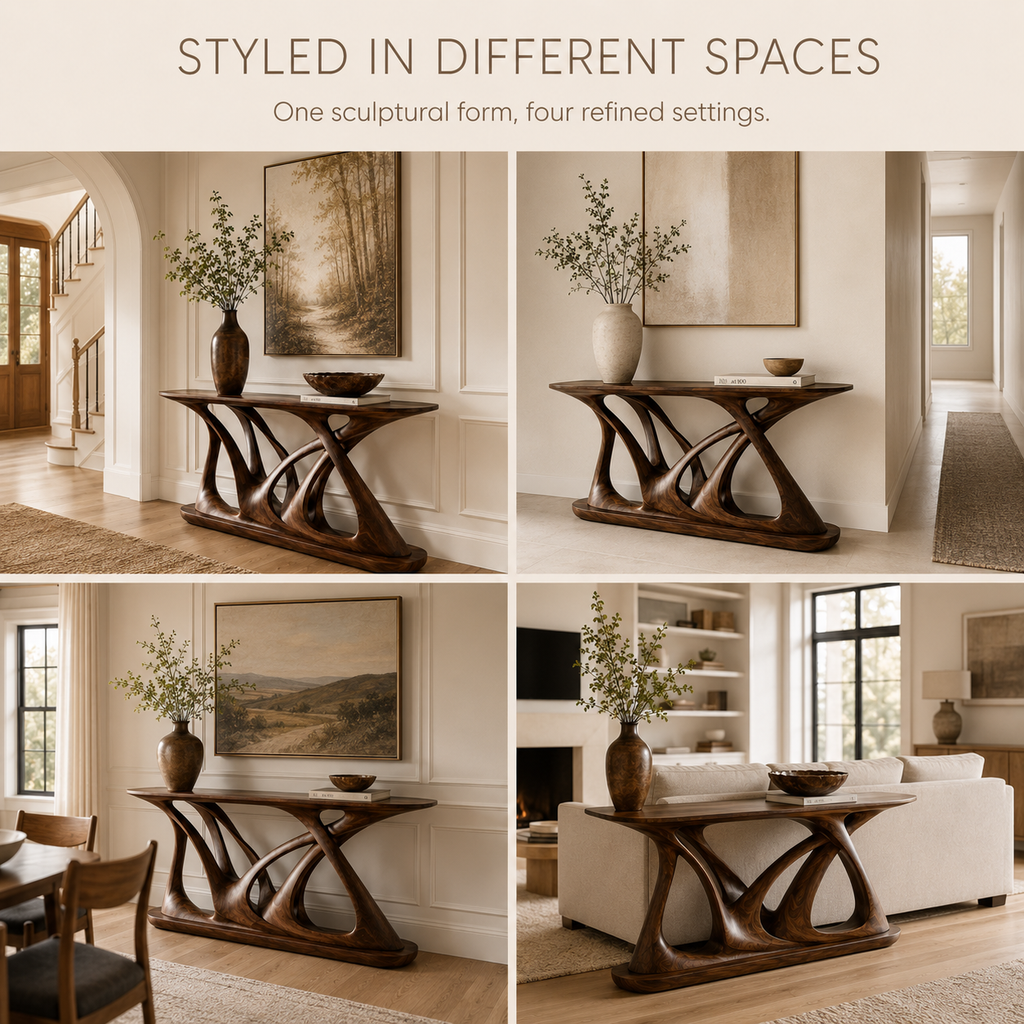 Talia Soft Edge Console Table - Design 287 - product image 09