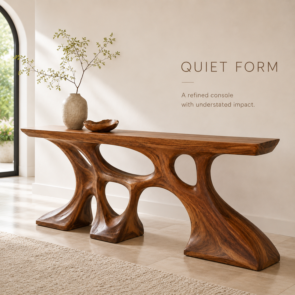 Vale Sculptural Entry Console Table - Design 288 - product image 03
