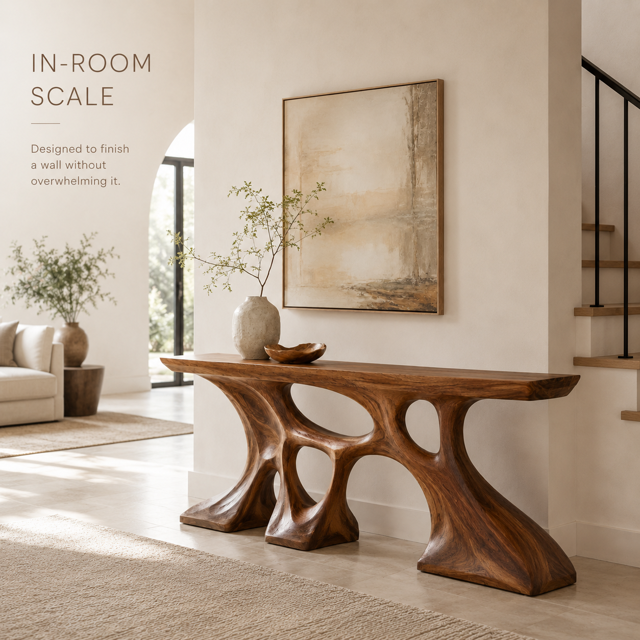 Vale Sculptural Entry Console Table - Design 288 - product image 04
