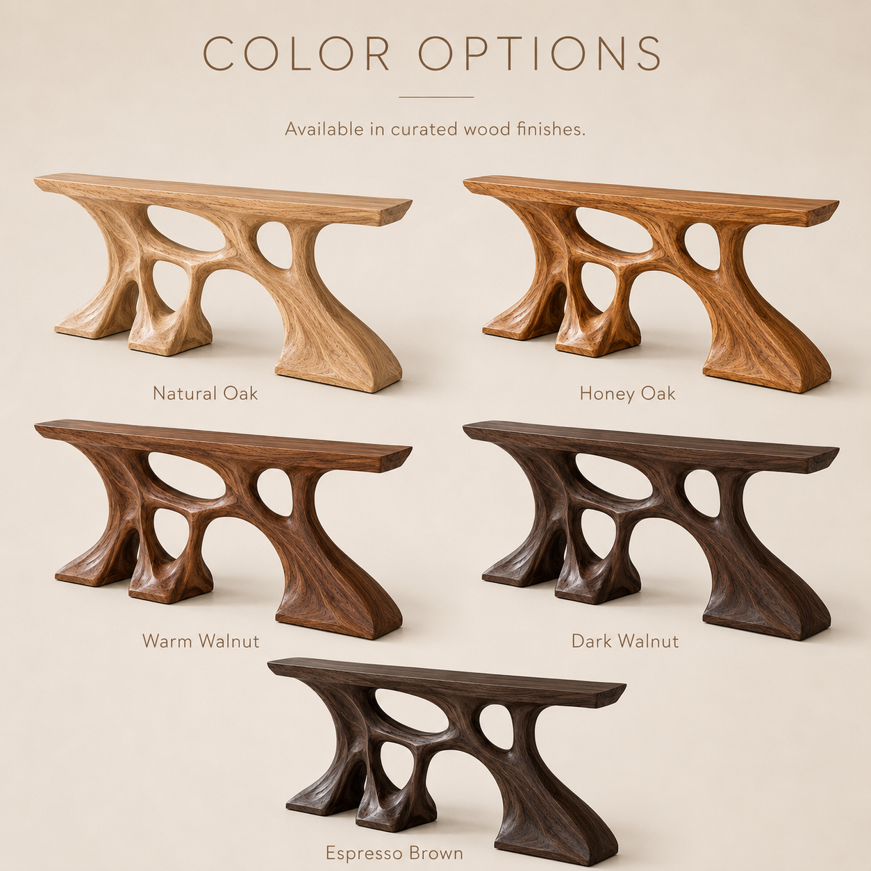 Vale Sculptural Entry Console Table - Design 288 - product image 08
