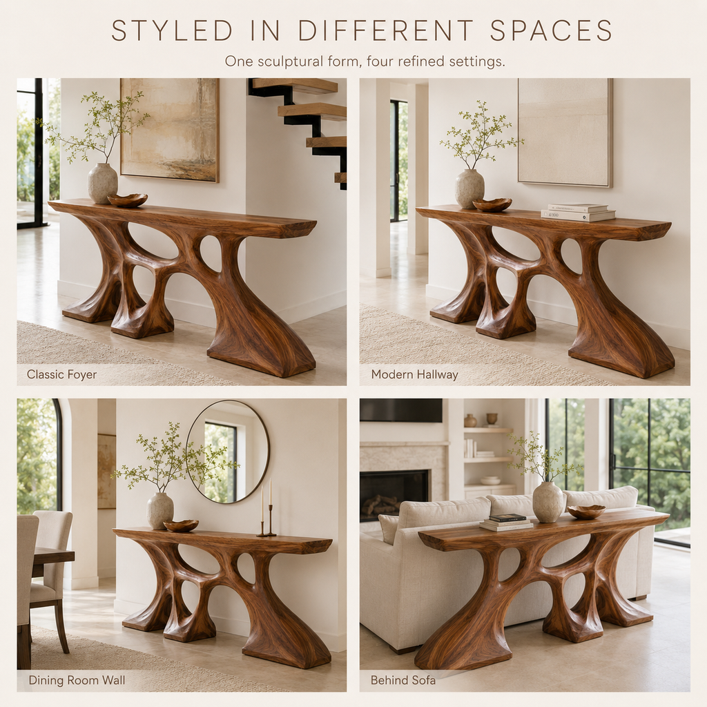 Vale Sculptural Entry Console Table - Design 288 - product image 11