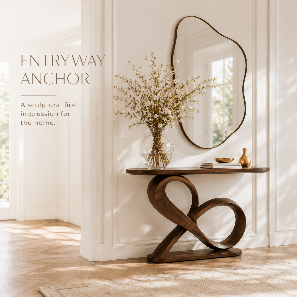 Celine Warm Modern Console Table - Design 290 - product image 02