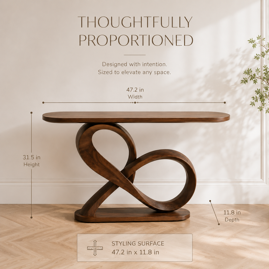 Celine Warm Modern Console Table - Design 290 - product image 08