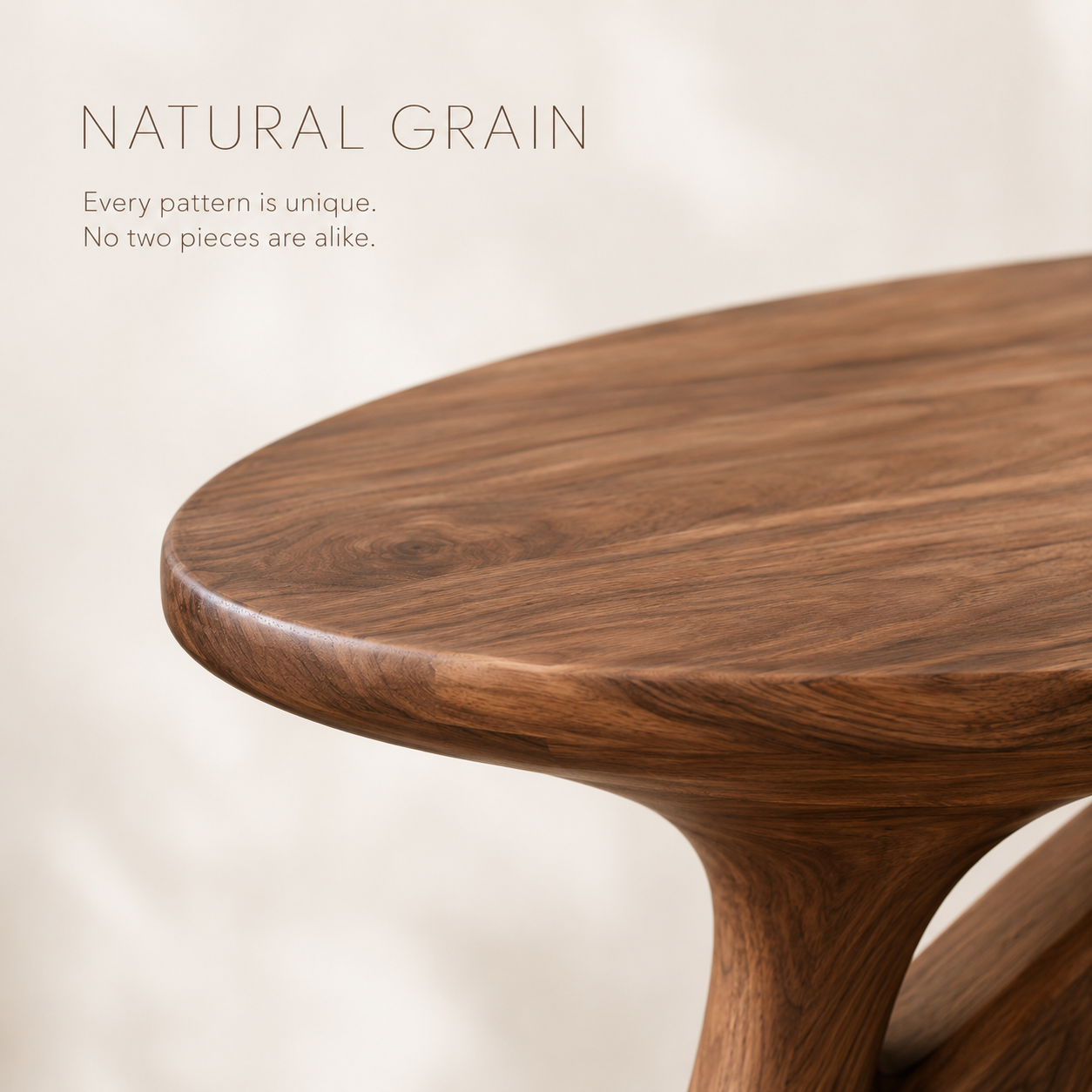 Alden Curved Wood Console Table - Design 291 - product image 06